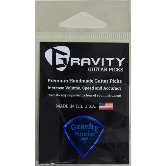 Gravity Guitar Picks Sunrise Mini 2mm Polished Pick