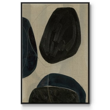 Gravity II Framed Premium Gallery Wrapped Canvas - Ready to Hang - 17 x 25 - Black Floating Frame