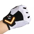 thumbnail image 1 of ✪ Gravity Induction Turn Signal Turn Signal Gloves Bicycle Warning Smart Light Half Finger Outdoor Sports Gloves, 1 of 17