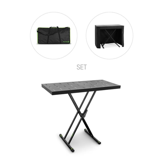 Gravity KSX 2 RD SET 1 Keyboard Stand X-Form Double & Support Table Set 1