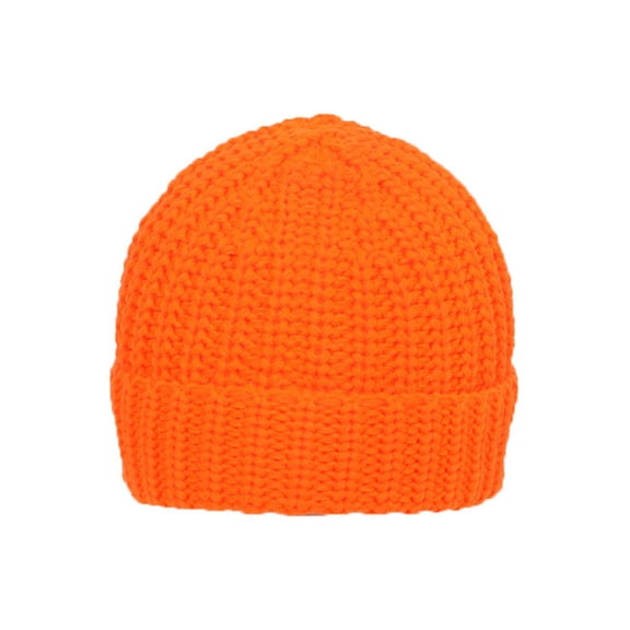 Gravity Knitted Cuff Beanie - Orange