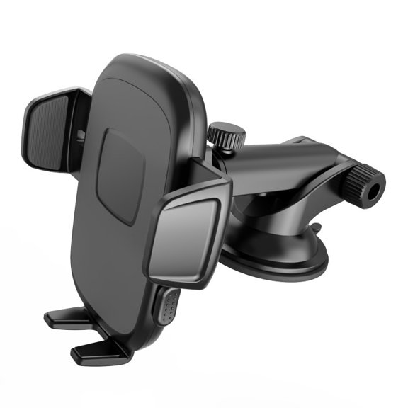 Gravity-Link Car Phone Mount with Telescopic Arm - Universal Windshield/Dashboard/Center Console Holder for All Smartphones