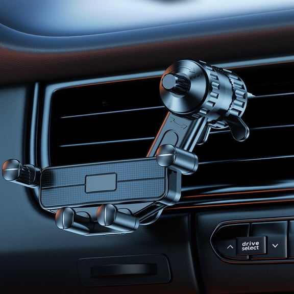 Gravity Lock Car Phone Mount with 360 Degree Adjustable Extension Arm for Air Vent