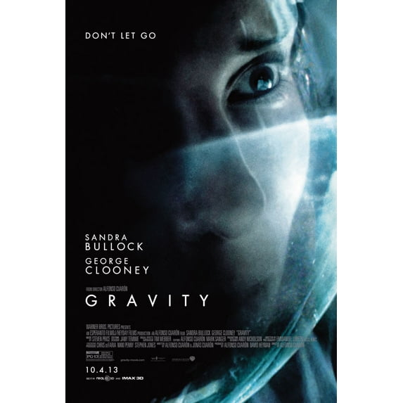 Gravity Movie Poster 24inx36in Poster Entertainment Decor Art Poster 24x36 Unframed, Age: Adults, Rectangle Poster Time