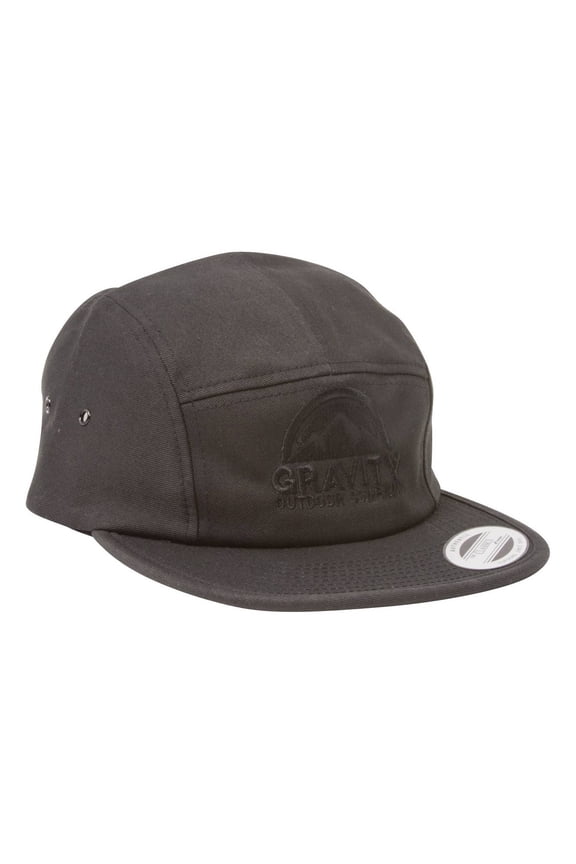5 Panel Hat - Blackout