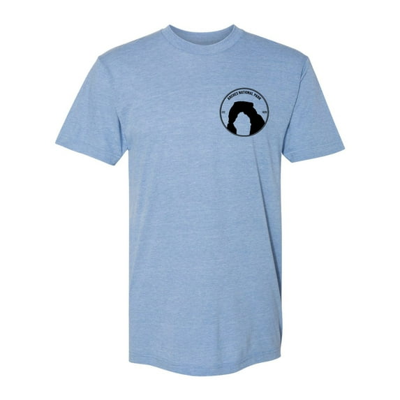 Gravity Outdoor Co. Arches National Park Mens T-Shirt - Athletic Blue - XL