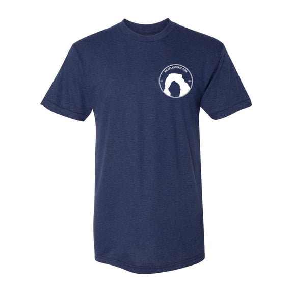 Gravity Outdoor Co. Arches National Park Mens T-Shirt - Indigo - S