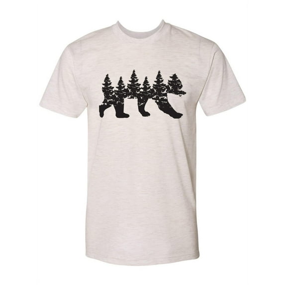 Gravity Outdoor Co. Forest Bear Silhouette Short-Sleeve T-Shirt - Oatmeal M