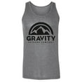 thumbnail image 1 of Gravity Outdoor Co. Logo Tri-Blend Tank Top - Black Logo - Athletic Grey - Large, 1 of 1