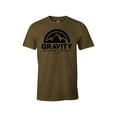thumbnail image 1 of Gravity Outdoor Co. Mens AA USA Made Short-Sleeve T-Shirt - Black Logo - Army Green - L, 1 of 1