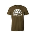 thumbnail image 1 of Gravity Outdoor Co. Mens AA USA Made Short-Sleeve T-Shirt - White Logo - Army Green - XL, 1 of 1