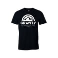 thumbnail image 1 of Gravity Outdoor Co. Mens AA USA Made Short-Sleeve T-Shirt - White Logo - Black - S, 1 of 1