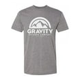 thumbnail image 1 of Gravity Outdoor Co. Mens AA USA Made T-Shirt - White Logo - Athletic Grey - L, 1 of 1