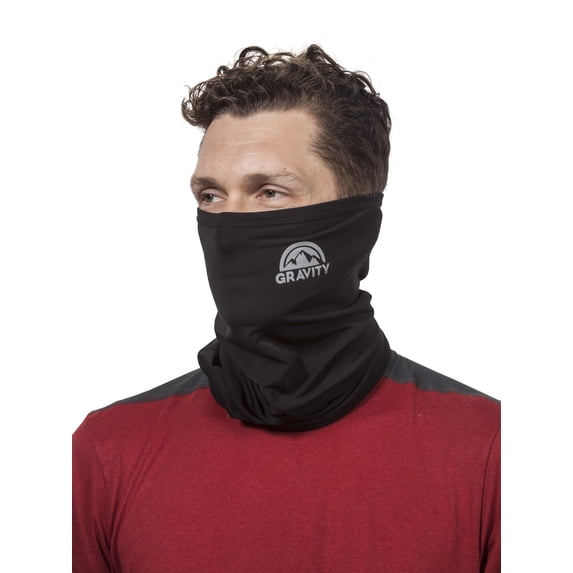 Gravity Outdoor Co. Shield Protection Gaiter Neckwarmer, Black
