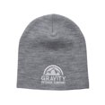 thumbnail image 1 of Gravity Outdoor Co. Slouchy Winter Beanie - Grey/White, 1 of 2