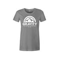 thumbnail image 1 of Gravity Outdoor Co. Womens AA USA Made Short-Sleeve T-Shirt - White Logo - Heather Grey - XL, 1 of 1