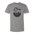 thumbnail image 1 of Gravity Outdoor Co. Yosemite Mens AA USA Made Tri-Blend T-Shirt - Black Logo - Athletic Grey - S, 1 of 1