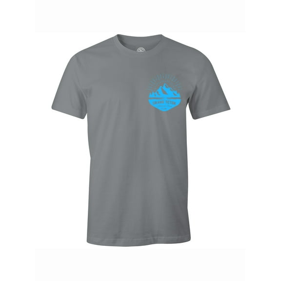 Gravity Outdoor Company Grand Teton AA USA Made T-Shirt - Slate Grey - Small
