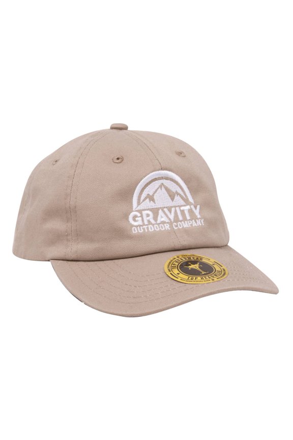 Gravity Outdoor Travelers Unstructured Hat - Khaki/White