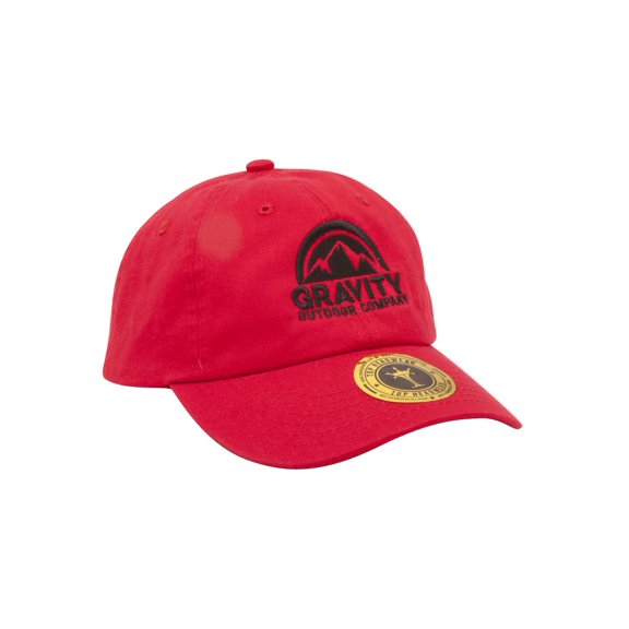 Gravity Outdoor Travelers Unstructured Hat - Red/Black
