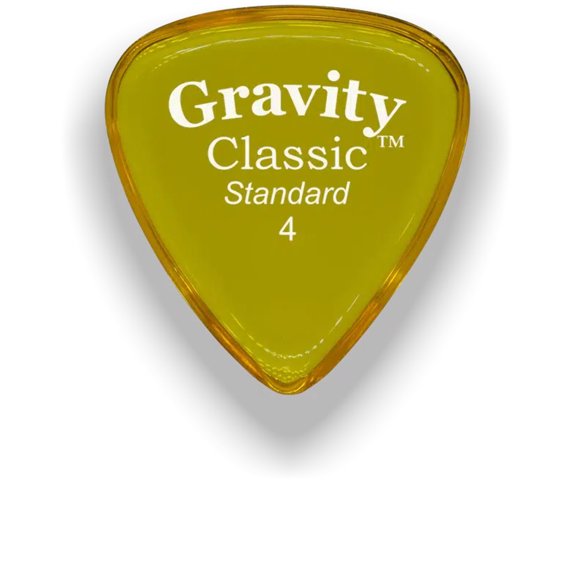 Gravity Picks Classic Standard | 4.0mm | Polished Yellow