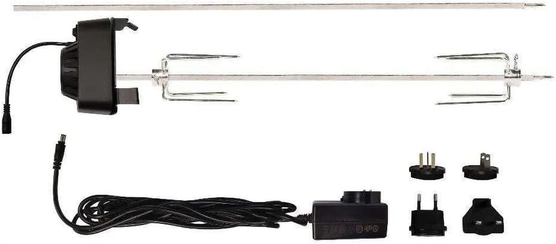Stainless Steel Rotisserie Kit with Electric Motor