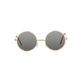 thumbnail image 1 of Gravity Shades Circular Frame Sunglass, Gold Mirror Lens, 1 of 3