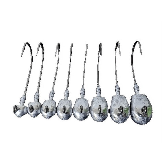 Gravity Tackle Atlas JigHead, 2oz, Black Nickel, 2/Pack