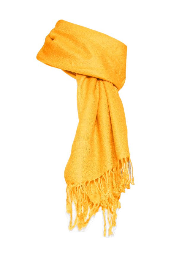 100% Pashmina Soft Shawl Wrap Scarf, Gold