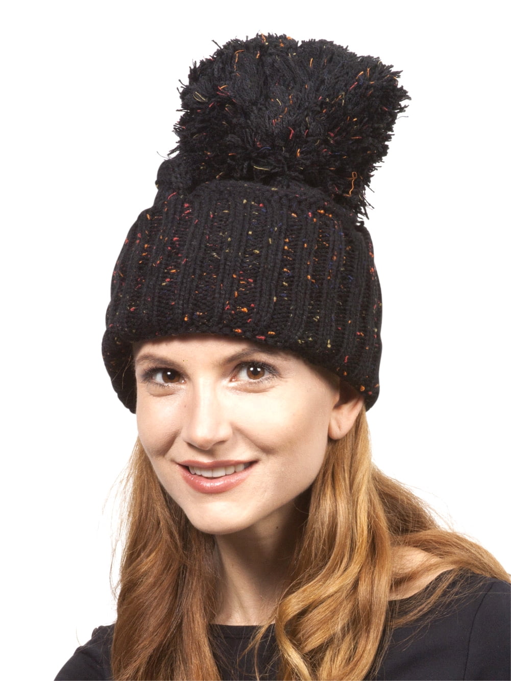 Gravity Threads 15cm Confetti Pom Beanie, Black - Walmart.com display picture 1