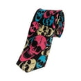 thumbnail image 1 of Gravity Threads 2-Inch Fashion Party Tie - Multi-Colored Skulls, 1 of 3
