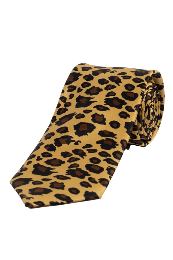 3-Inch Fashion Party Tie - Leopard Print