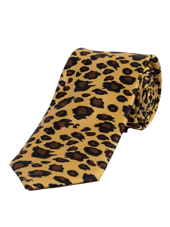 3-Inch Fashion Party Tie - Leopard Print