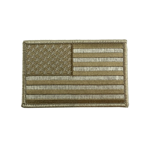 Gravity Threads Assorted Patches - USA Khaki Flag