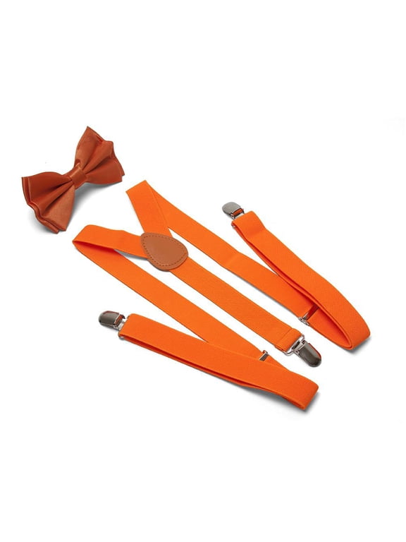 Bowtie And Suspenders Combo Package, Orange