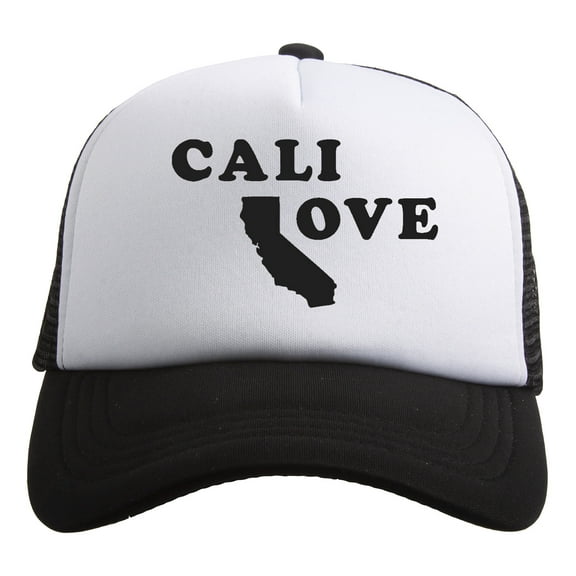 Gravity Threads Cali Love Adjustable Trucker Hat - White/Black