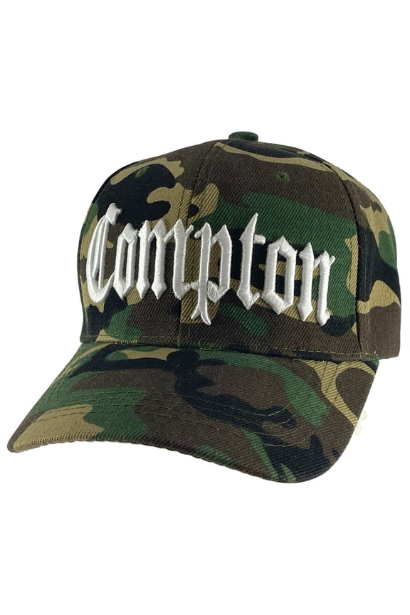 Compton Curved Bill Adjustable - Camo