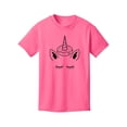thumbnail image 1 of Gravity Threads Donut Unicorn Youth Short-Sleeve T-Shirt - Neon Pink - Large, 1 of 2