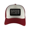 thumbnail image 1 of Gravity Threads Game Over Patch Adjustable Trucker Hat - Red/White, 1 of 3
