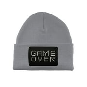 Gravity Threads Game Over Patch Cuffed Beanie - Heather Grey