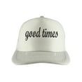 thumbnail image 1 of Gravity Threads Good Times Adjustable Trucker Hat - White, 1 of 3