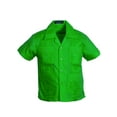 thumbnail image 1 of Gravity Threads Guayabera Shirt For Boys Cuban Short Sleeve Kids Shirts Classic Green X-Small, 1 of 3