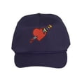 thumbnail image 1 of Gravity Threads Heart Stab Cotton Twill Cap - Purple, 1 of 3