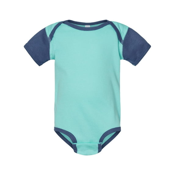 Gravity Threads Infant Baby Rib Bodysuit - Chill/Indigo - 12M