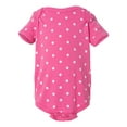 thumbnail image 1 of Gravity Threads Infant Baby Rib Bodysuit - Raspberry/White Dot - NB, 1 of 1