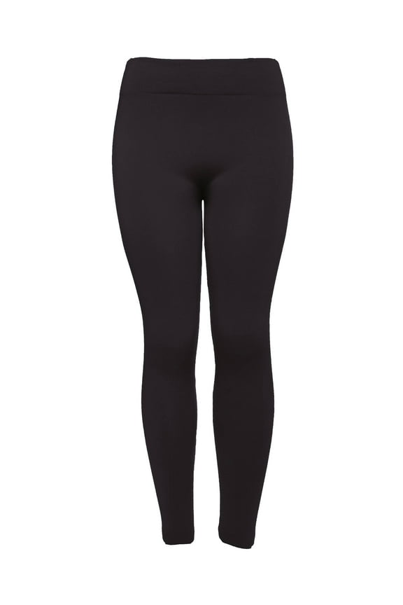 Inner Warmth Fleece Nylon Leggings, Charcoal