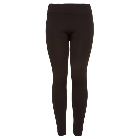 Gravity Threads Inner Warmth Fleece Nylon Leggings, Coffee