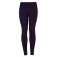 thumbnail image 1 of Gravity Threads Inner Warmth Fleece Nylon Leggings, Dark Purple, 1 of 2