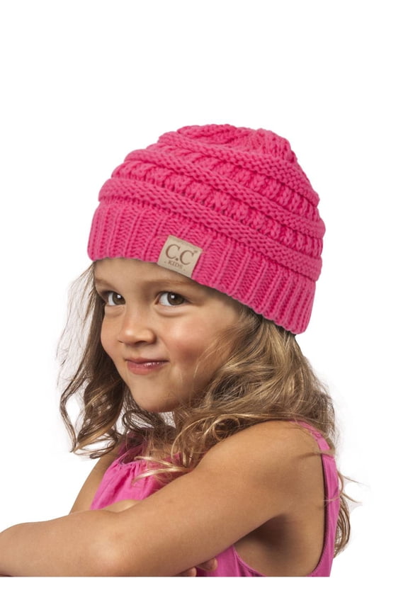 Kids Soft Beanie - Candy Pink