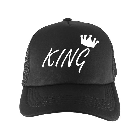 Gravity Threads King's Crown Adjustable Trucker Cap - Black